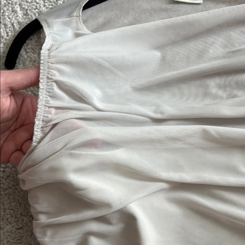 Abercrombie & Fitch taupe Ruched Sleeveless Top - Picture 8 of 11